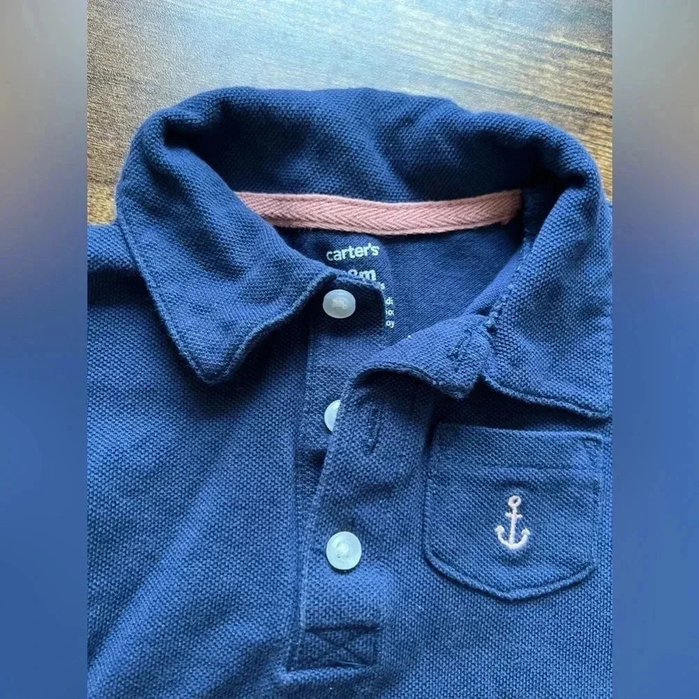 BUNDLE: Carter’s | 2- baby boy polo shirts. Size: 18M.
